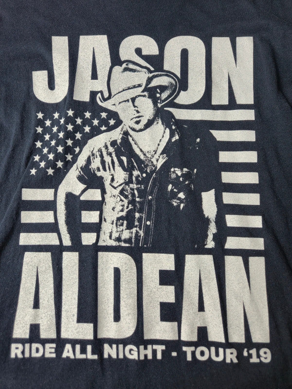 Next Level Style Jason Aldean Tshirt Vintage 2010s Taille M Bleu Très bon état