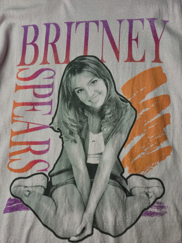 Britney Spears Style Musique Pop Tshirt Vintage 2022 Taille S Rose Très Bon etat