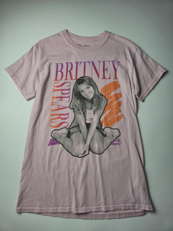 Britney Spears Style Musique Pop Tshirt Vintage 2022 Taille S Rose Très Bon etat