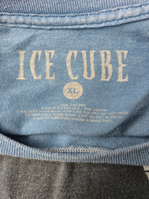 Ice Cube Style Rap Hip Hop Tshirt Vintage Années 2020 Taille XL Bleu Très Bon Etat