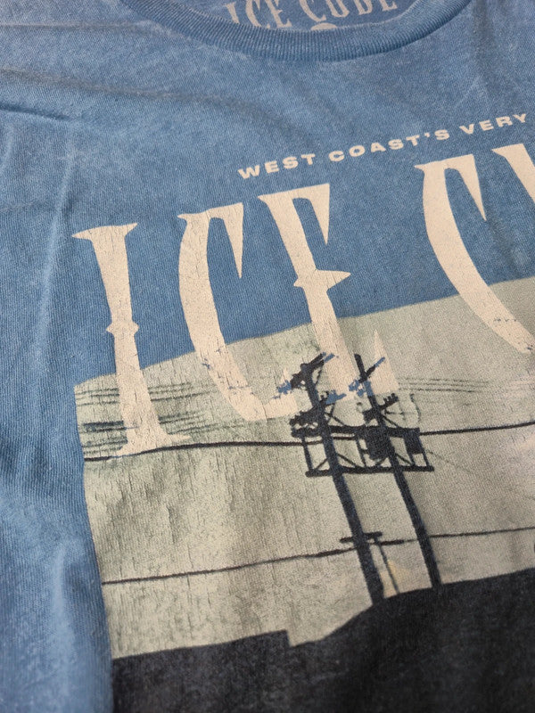 Ice Cube Style Rap Hip Hop Tshirt Vintage Années 2020 Taille XL Bleu Très Bon Etat