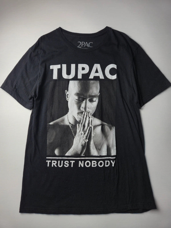Tupac Style Rap Hip Hop Tshirt Vintage 2024 Taille M Noir Tres Bon Etat