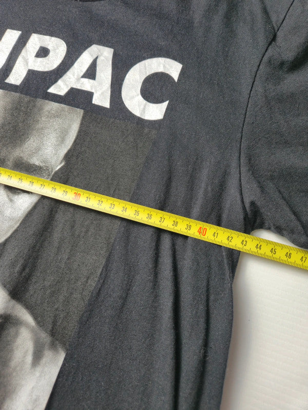 Tupac Style Rap Hip Hop Tshirt Vintage 2024 Taille M Noir Tres Bon Etat