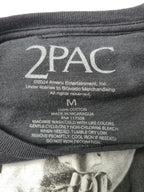 Tupac Style Rap Hip Hop Tshirt Vintage 2024 Taille M Noir Tres Bon Etat