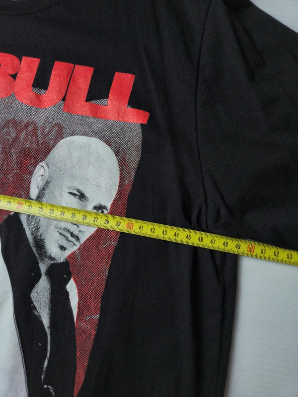 Pitbull Style Musique Rap Concert Tshirt Vintage 2022 Taille L Noir Excellent etat