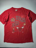 Nutmeg Style NBA Basket Chicago Bulls Tshirt Vintage 1990s Taille L Rouge Bon état