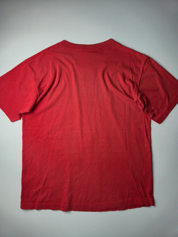 Nutmeg Style NBA Basket Chicago Bulls Tshirt Vintage 1990s Taille L Rouge Bon état
