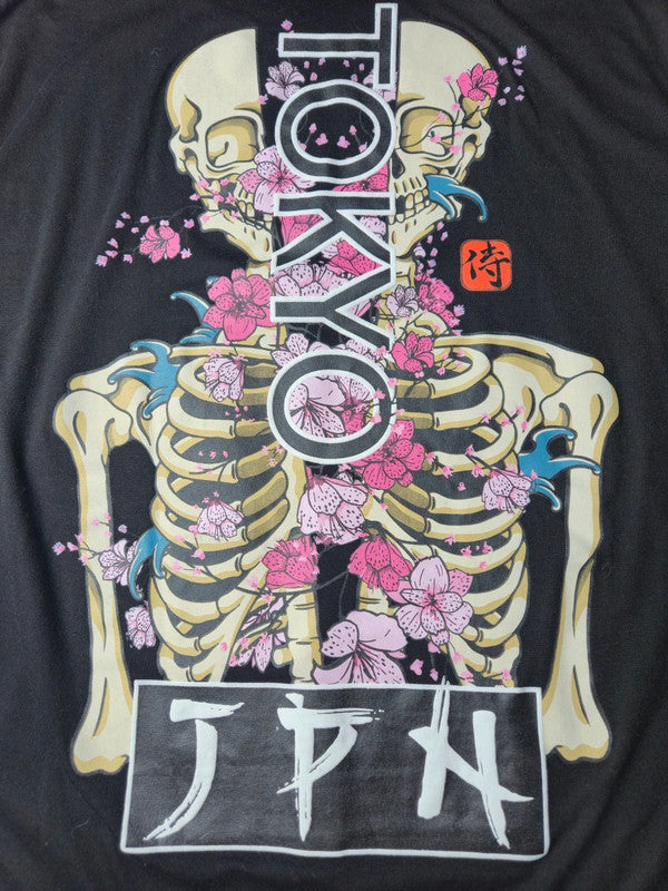 Legend Style Tokyo Squelette JPN Tshirt Vintage 2020s Taille L Noir Excellent etat