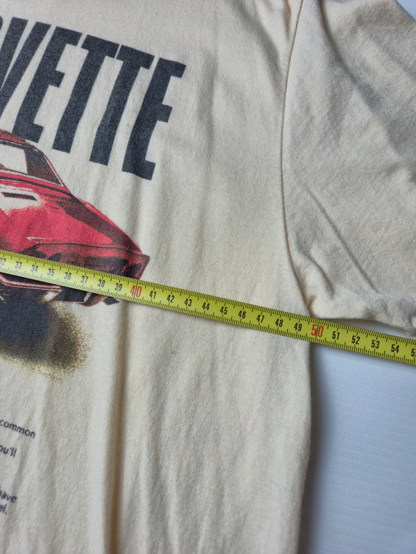 Chemistry Style Automobile Chevy Camaro Corvette Tshirt Vintage 2020s Taille L Beige Excellent etat