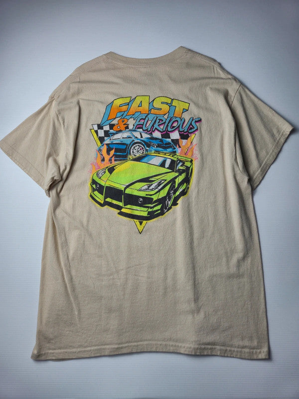 Freeze Style Fast and Furious Tshirt Vintage Y2K Taille L Beige Tres bon etat