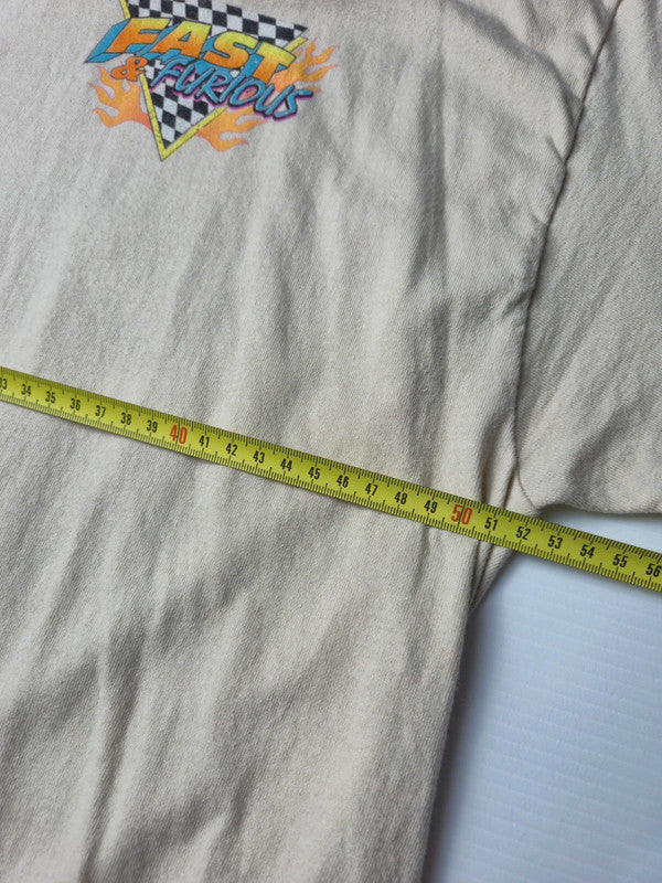 Freeze Style Fast and Furious Tshirt Vintage Y2K Taille L Beige Tres bon etat