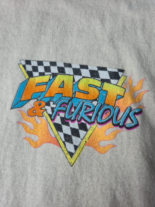 Freeze Style Fast and Furious Tshirt Vintage Y2K Taille L Beige Tres bon etat