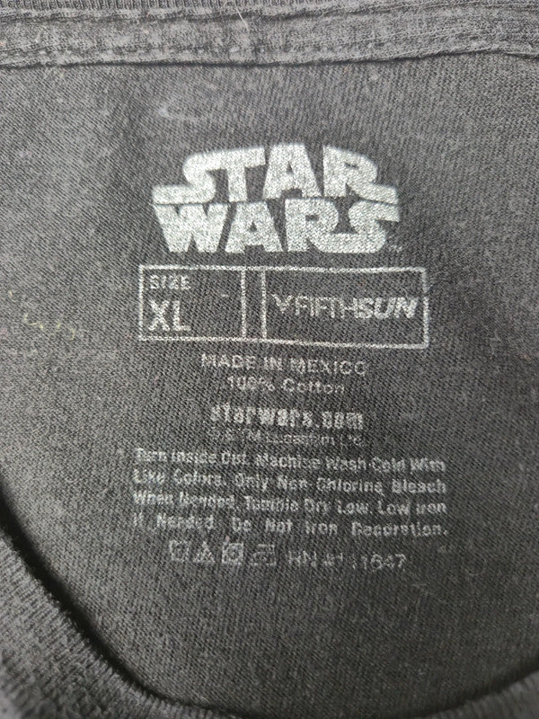 Fifth Sun Style Star Wars Tshirt Vintage 2010s Taille XL Noir Très Bon etat