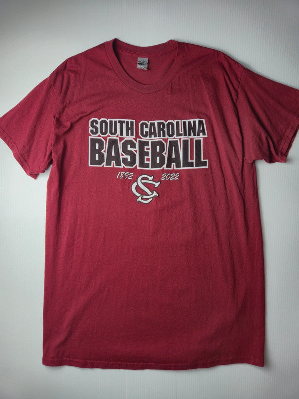 Gildan Style South Carolina Baseball Tshirt 2022 Taille L Bordeaux Très Bon etat