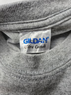 Gildan Ultra Cotton McMichael Basketball Tshirt Vintage 2013 Taille L Gris chine