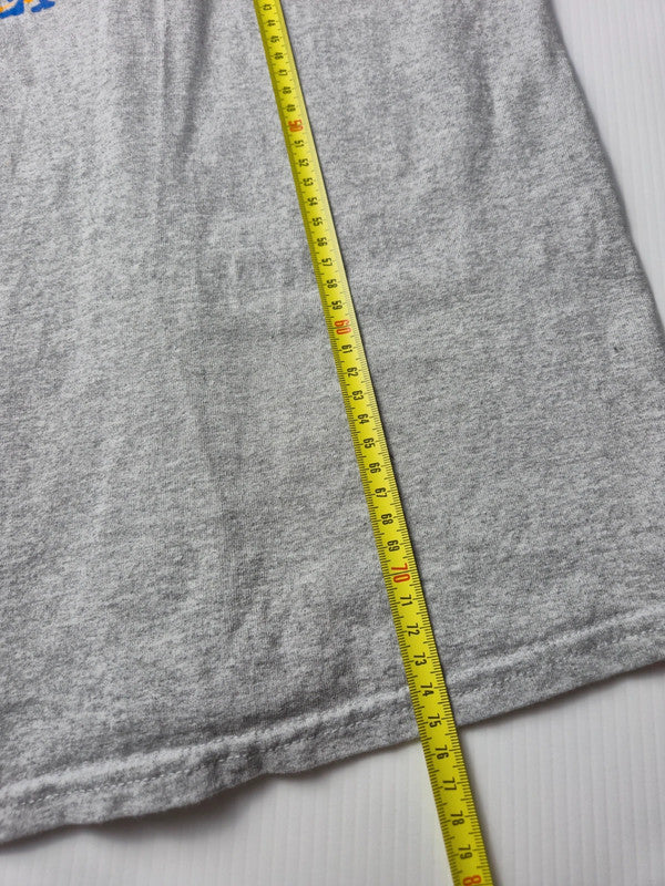 Gildan Ultra Cotton McMichael Basketball Tshirt Vintage 2013 Taille L Gris chine