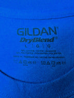 Gildan DryBlend Warrenton Middle School Tshirt Vintage Style College Taille L Bleu Très Bon etat