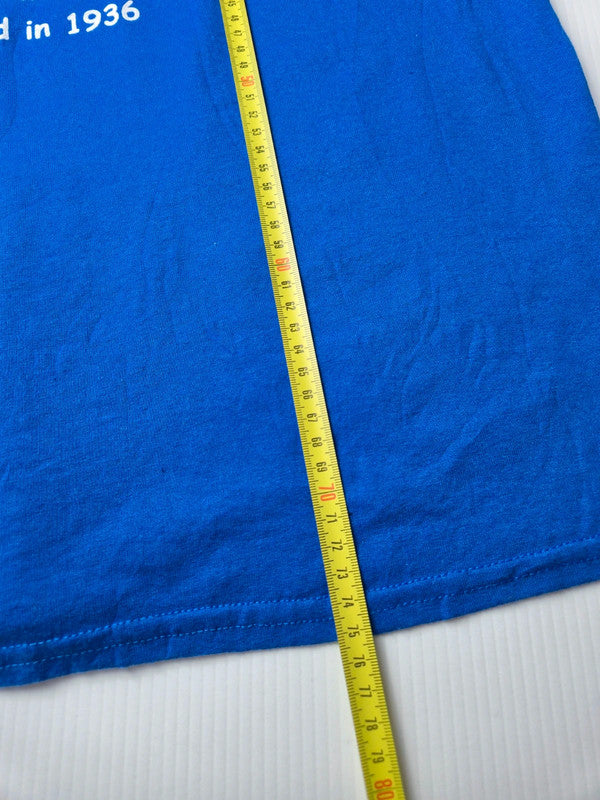 Gildan DryBlend Warrenton Middle School Tshirt Vintage Style College Taille L Bleu Très Bon etat