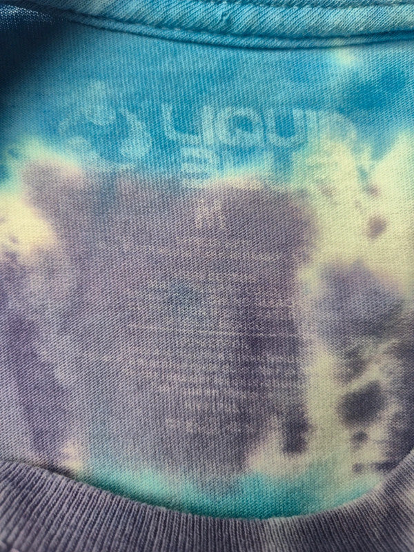 Liquid Blue Grateful Dead Tshirt Tie Dye Fall Tour 89 Taille M Bleu Violet