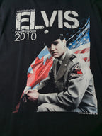 Gildan Style Elvis Presley Tshirt Vintage 2010 Taille XL Noir Très bon état