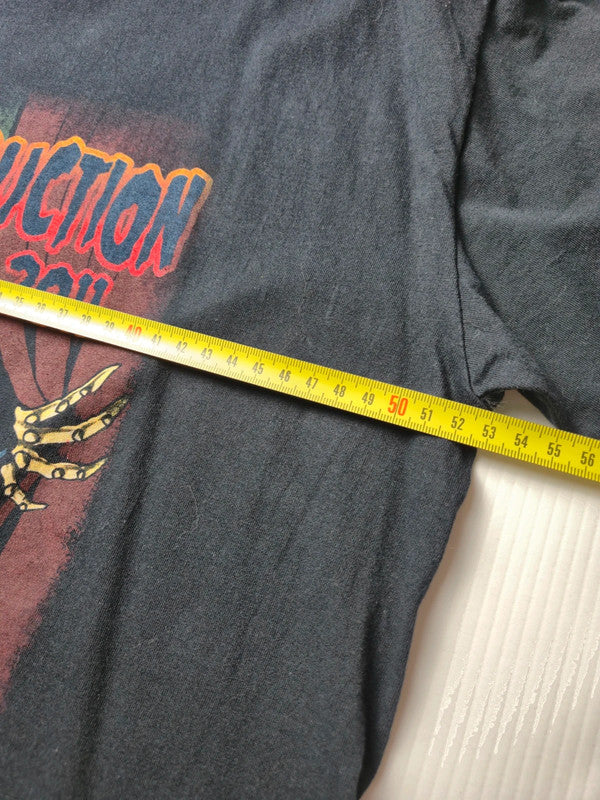 Gildan Style Death Destruction Tshirt Vintage 2011 Taille L Noir Très bon état