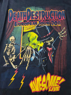 Gildan Style Death Destruction Tshirt Vintage 2011 Taille L Noir Très bon état