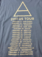Gildan Style Thirty Seconds To Mars Tshirt Vintage 2011 Taille S Gris Très Bon état