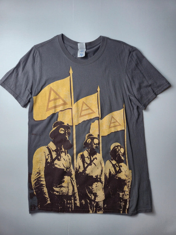 Gildan Style Thirty Seconds To Mars Tshirt Vintage 2011 Taille S Gris Très Bon état