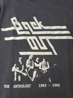 Blackout Style The Anthology 1983 - 1985 Vintage Fruit Of The Loom Taille M Noir Très Bon etat