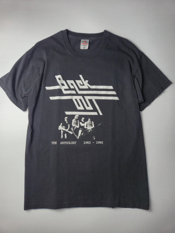 Blackout Style The Anthology 1983 - 1985 Vintage Fruit Of The Loom Taille M Noir Très Bon etat