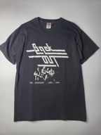 Blackout Style The Anthology 1983 - 1985 Vintage Fruit Of The Loom Taille M Noir Très Bon etat
