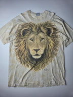 Liquid Blue Lion Africa Tshirt Vintage 1994 Tie Dye Taille XL Beige Très Bon etat