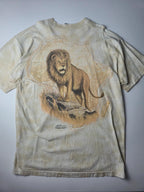 Liquid Blue Lion Africa Tshirt Vintage 1994 Tie Dye Taille XL Beige Très Bon etat