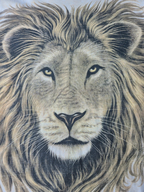Liquid Blue Lion Africa Tshirt Vintage 1994 Tie Dye Taille XL Beige Très Bon etat