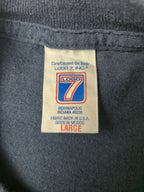 Logo 7 Dallas Cowboys Super Bowl XXX Champions Vintage 1995 Taille L Bleu Marine Très Bon État