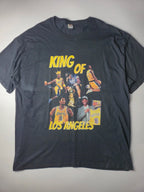 Fruit of the Loom Kobe Bryant Los Angeles Lakers Bootleg Vintage Style Taille XL Noir Très Bon État