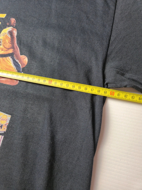 Fruit of the Loom Kobe Bryant Los Angeles Lakers Bootleg Vintage Style Taille XL Noir Très Bon État