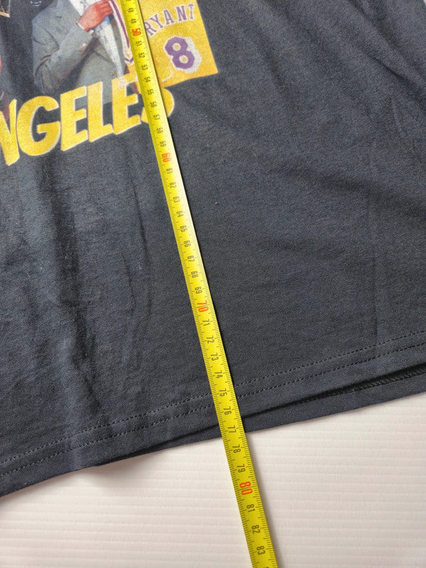 Fruit of the Loom Kobe Bryant Los Angeles Lakers Bootleg Vintage Style Taille XL Noir Très Bon État
