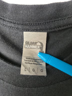 Gildan Hammer A Boogie Wit Da Hoodie "Me Vs Myself Tour" Concert Taille L Noir Délavé Très Bon État