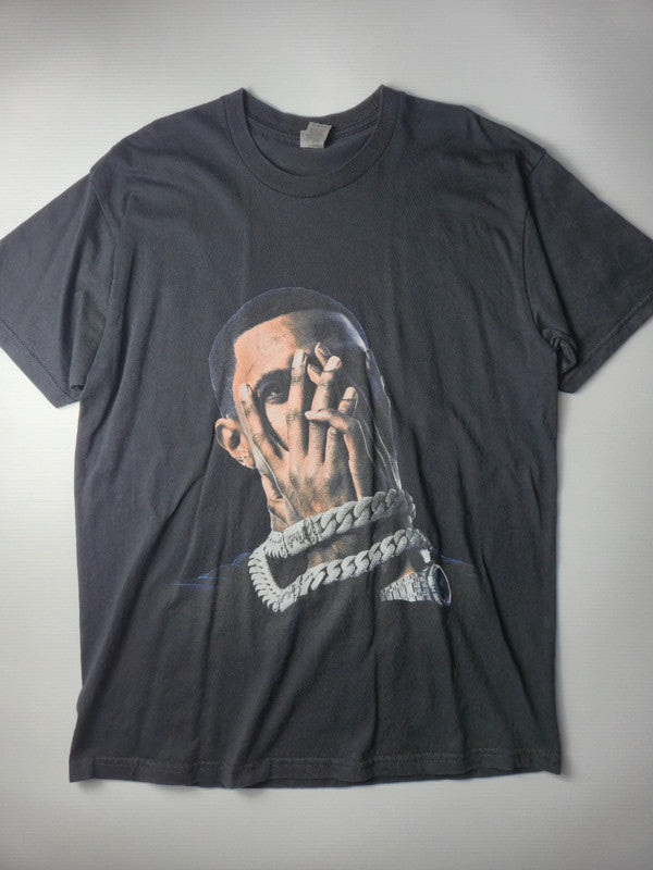 Gildan Hammer A Boogie Wit Da Hoodie "Me Vs Myself Tour" Concert Taille L Noir Délavé Très Bon État