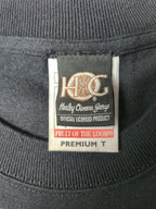 Harley-Davidson 12th European Hog Rally T-shirt Vintage Event Team 2002 Taille XL Noir Très bon état