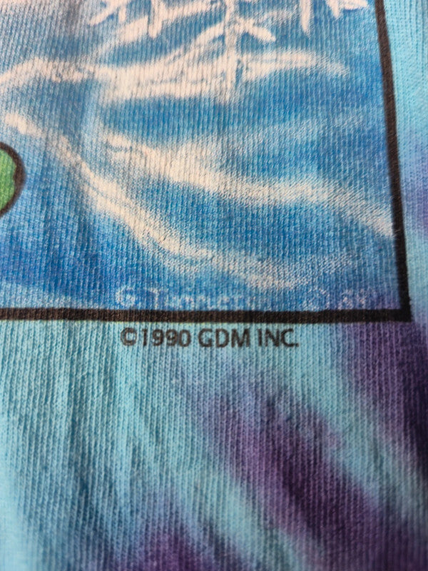 Grateful Dead Steamboat CO T-shirt Vintage Tie-Dye Ours 1990 Taille XL Multicolore Très bon état