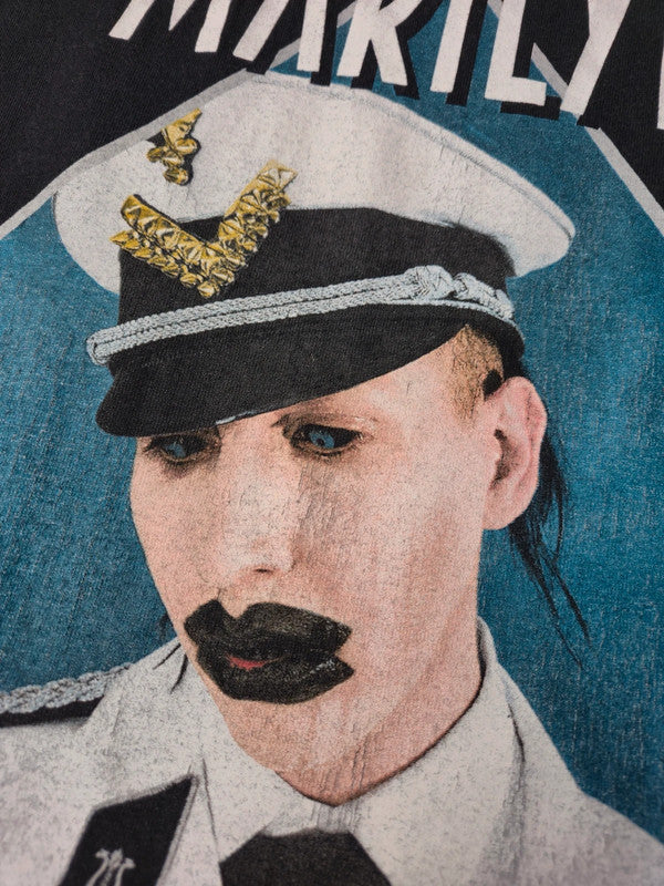 Marilyn Manson Grotesk Burlesk Vintage Under License to Giant 2003 Taille S Noir Très Bon état