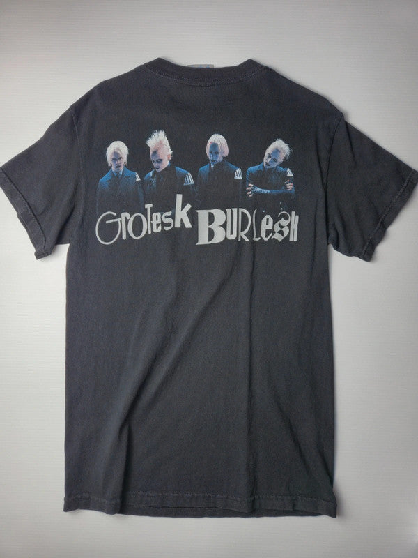 Marilyn Manson Grotesk Burlesk Vintage Under License to Giant 2003 Taille S Noir Très Bon état