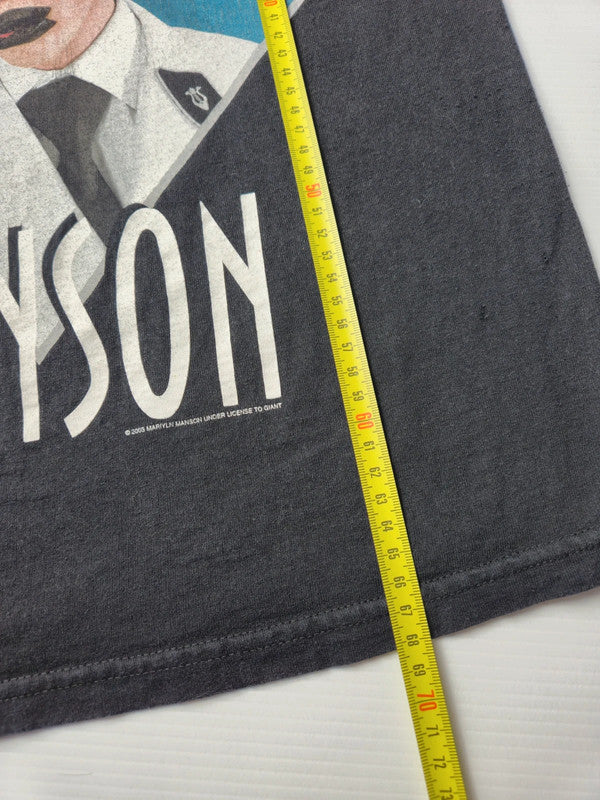 Marilyn Manson Grotesk Burlesk Vintage Under License to Giant 2003 Taille S Noir Très Bon état