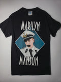Marilyn Manson Grotesk Burlesk Vintage Under License to Giant 2003 Taille S Noir Très Bon état