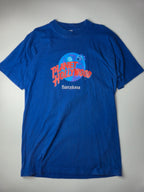 Planet Hollywood Barcelone T-shirt Vintage Logo 1991 Taille M Bleu Roi Très Bon état