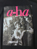 Gildan a-ha T-shirt Groupe Musique Pop Rock Hunting High and Low Taille XL Noir Très bon état